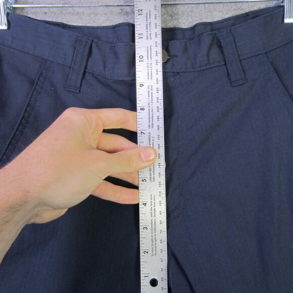 Carhartt Pants Mens 30x30 Navy Relaxed Fit Ripstop Work Utility Pockets 74533-20 - Picture 4 of 8